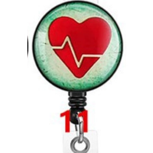 Wholesale Easy Pull Button Nurse Retractable Badge Scroll ABS Keychain